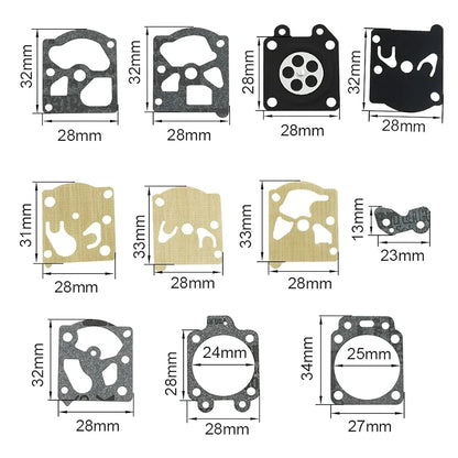 FLYPIG Carburetor Diaphragm Gasket Kit for Walbro WA WT - Essential Chainsaw & Blower Repair Part