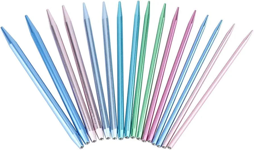 Aluminum Circular Knitting Needles Set 13 Pairs Aluminum Needles Your Mom, Female Friends Who Love Knit Needle Diy Tools