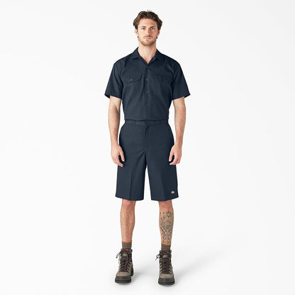 Dickies Men’s 13-Inch Loose Fit Work Shorts – Durable Outdoor Uniform Shorts with Multi-Pockets for Men on The Job