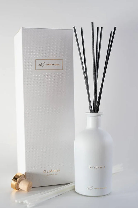 Enchanting Gardenia Home Fragrance & Diffuser Set - Luxurious Scent with Gift Box | Perfect Home Office & Air Freshener