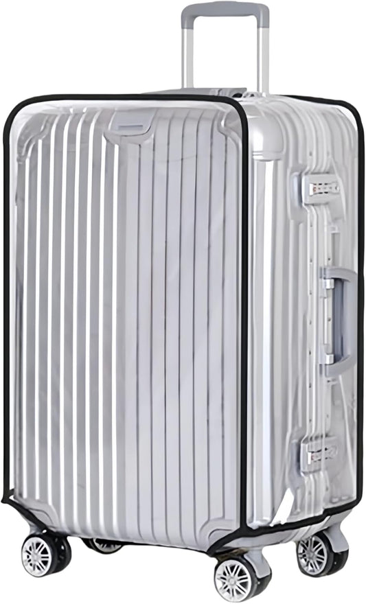 MAODUV Suitcase Cover Protectors Clear PVC Luggage Cover for Wheeled Suitcase Waterproof Travel Suitcase Cover size 28