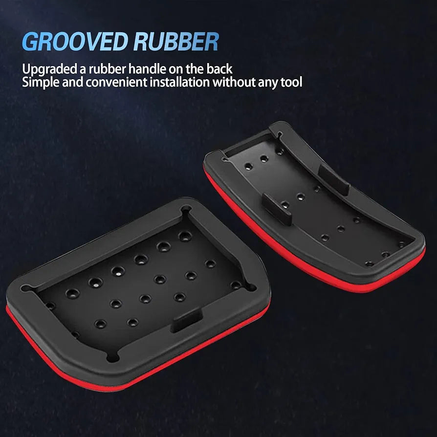Foot Pedal Pad Replacement Anti Slip Aluminum Pedal Covers Compatible with Tesla Model 3 Model Y 