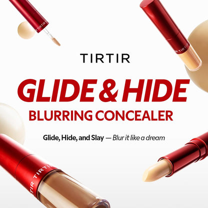 TIRTIR Glide&Hide Blurring Concealer #6.5N, 0.28 Oz