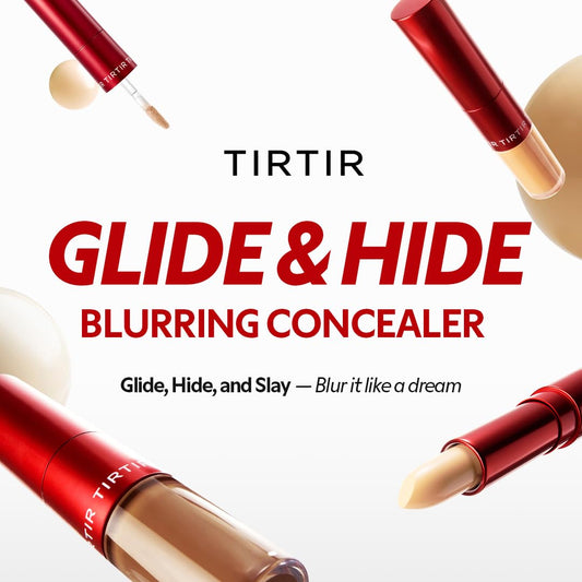 TIRTIR Glide&Hide Blurring Concealer #6.5N, 0.28 Oz