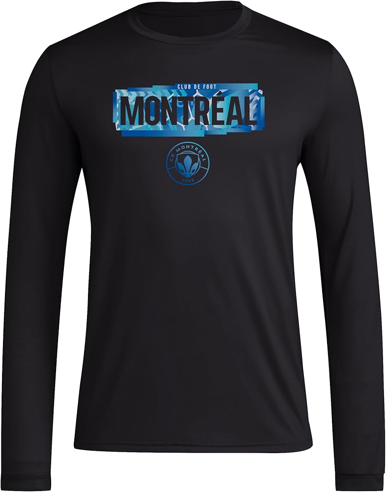 adidas Men's Cf Montreal Long Sleeve Pre-Game T-Shirt