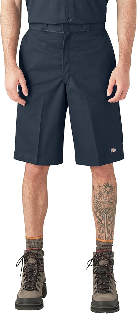 Dickies Men’s 13-Inch Loose Fit Work Shorts – Durable Outdoor Uniform Shorts with Multi-Pockets for Men on The Job