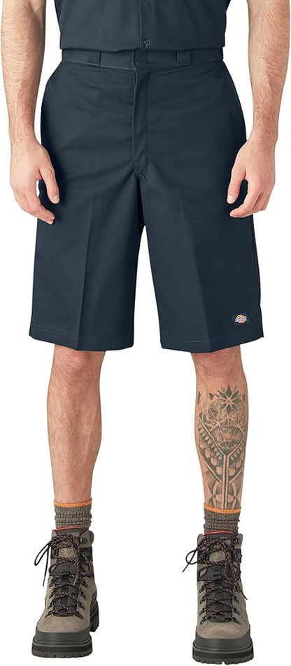 Dickies Men’s 13-Inch Loose Fit Work Shorts – Durable Outdoor Uniform Shorts with Multi-Pockets for Men on The Job