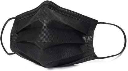 Albatross Health New England Disposable 3 ply Face Masks Pack of 50 pcs/box, Black