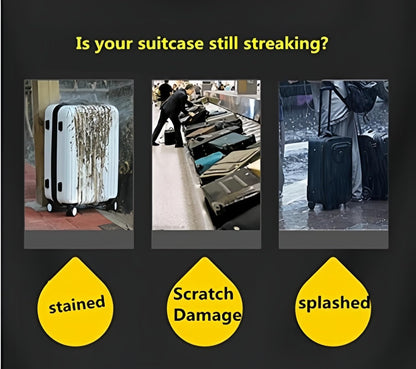 MAODUV Suitcase Cover Protectors Clear PVC Luggage Cover for Wheeled Suitcase Waterproof Travel Suitcase Cover size 28