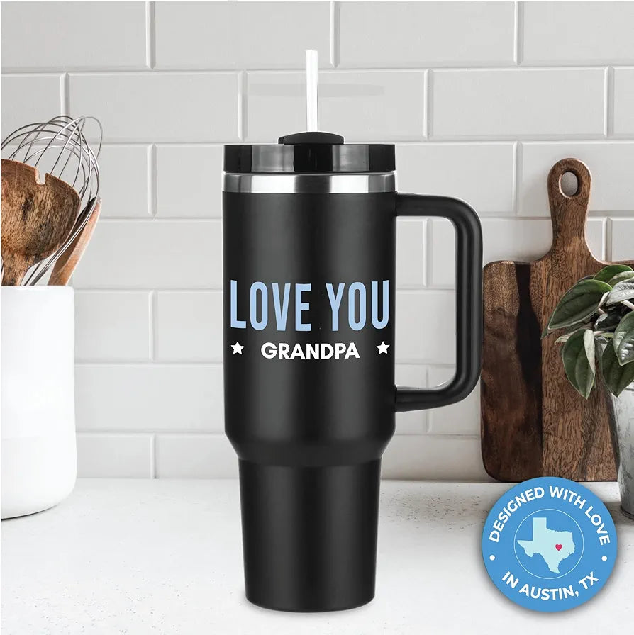 Grandpa 40oz Tumbler - Best Gifts for Grandfathers, Father's Day, Birthday Presents