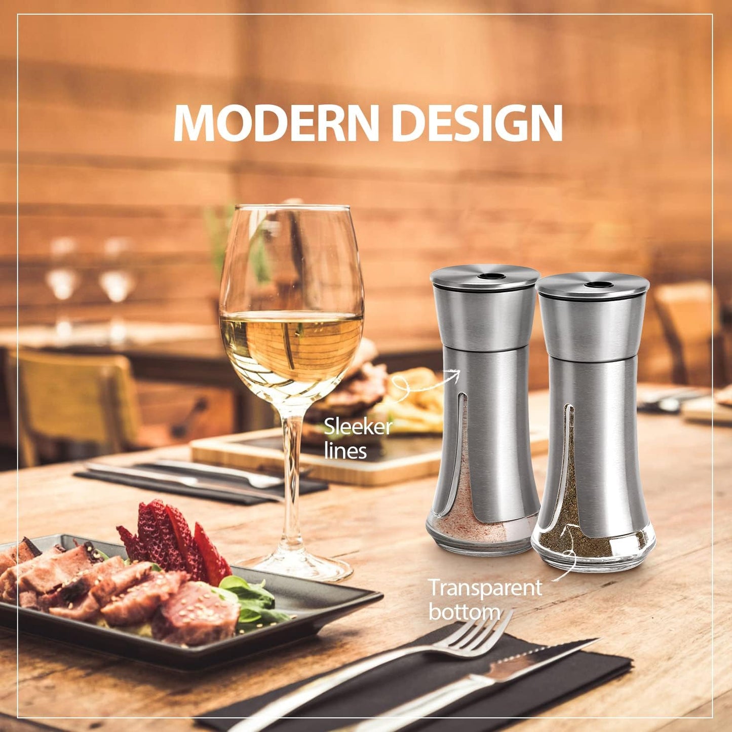 Salt and Pepper Shakers by Aelga