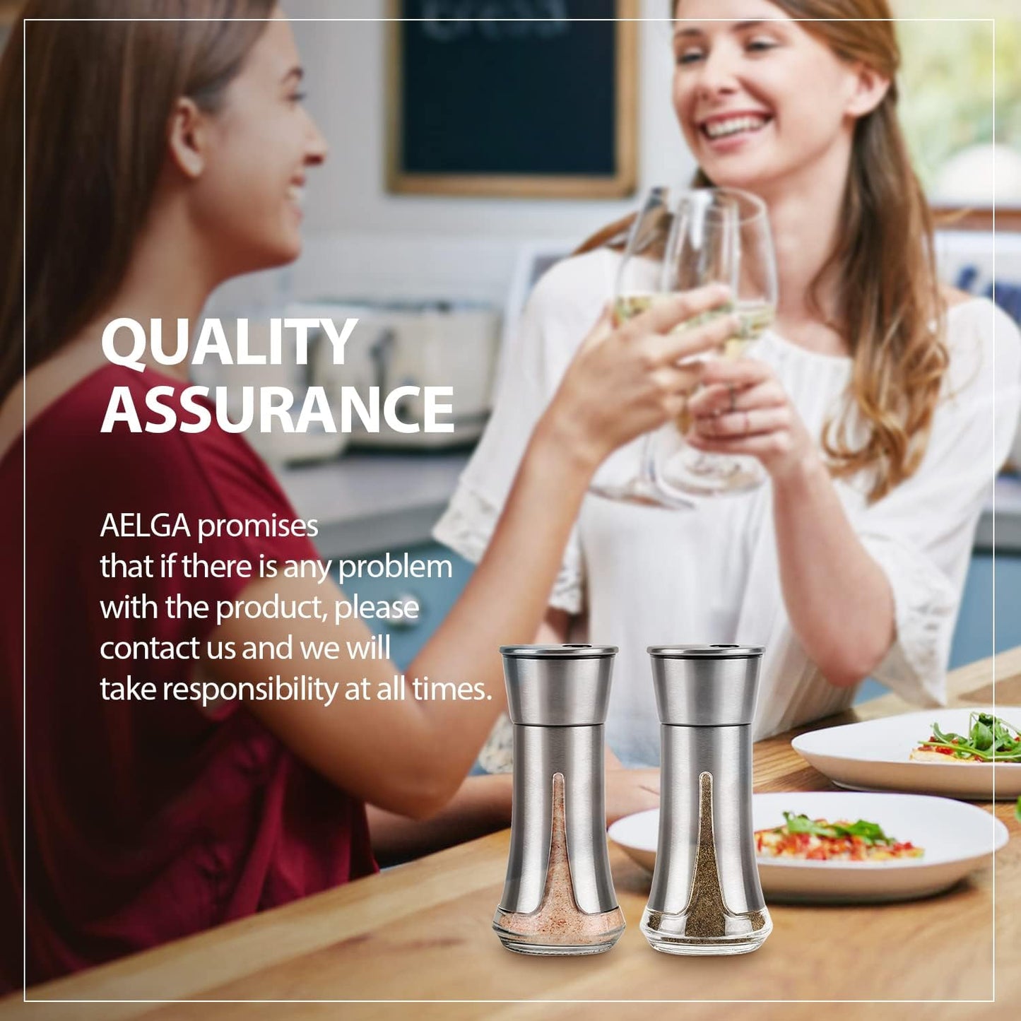 Salt and Pepper Shakers by Aelga