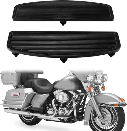 Rich Choices Front Rubber Rider Insert Footboard Floorboard Foot Peg Footrest Pad Compatible with Harley Touring Softail Road King Electra Glide 1986-2023