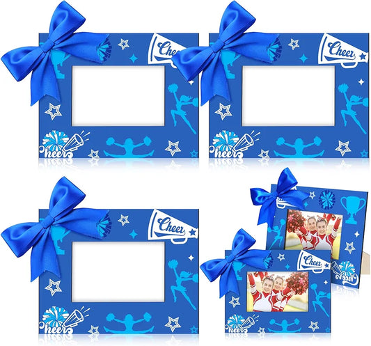 12 Pcs Cheer Picture Frame 8x10 Inch Wood Photo Frames Cheerleader Wooden Frame Cheer Gift Tabletop Pictures Cheerleading Photo Display for Gallery Home Wall Decor 
