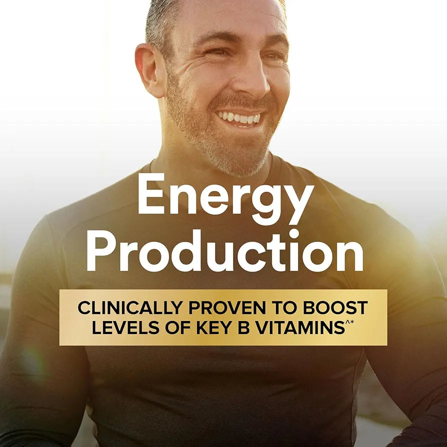 GNC Mega Men Energy & Metabolism Multivitamin Caplets, Clinically Proven To Feel Better, Calorie Burn, Focus, 100mg Caffeine, Thermogenic, Immune, B Vitamins, Timed Release, 180 Count, 90 Day Supply