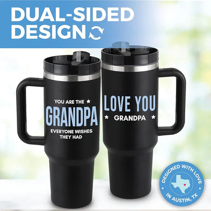 Grandpa 40oz Tumbler - Best Gifts for Grandfathers, Father's Day, Birthday Presents