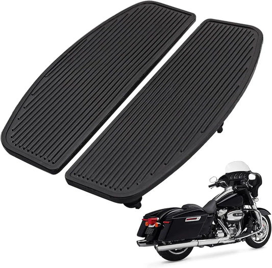 Rich Choices Front Rubber Rider Insert Footboard Floorboard Foot Peg Footrest Pad Compatible with Harley Touring Softail Road King Electra Glide 1986-2023