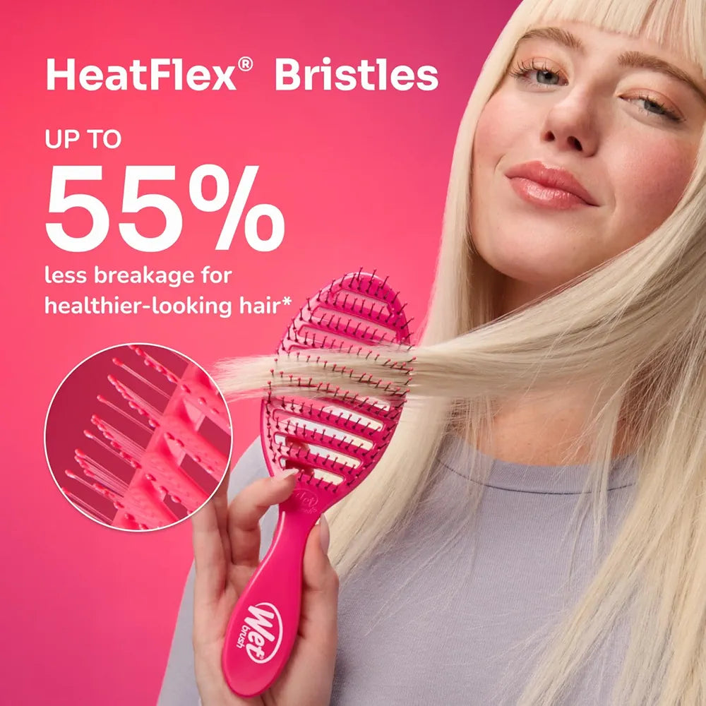 Wet Brush Speed Dry - Sky Blue Vented Hair Brush for Fast Drying & Detangling