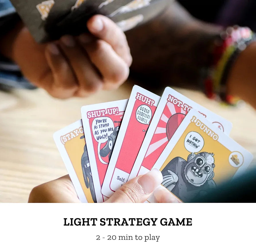 I’m Right You’re Wrong - A Light Strategy Card Game Where Players Battle for The Last Word 