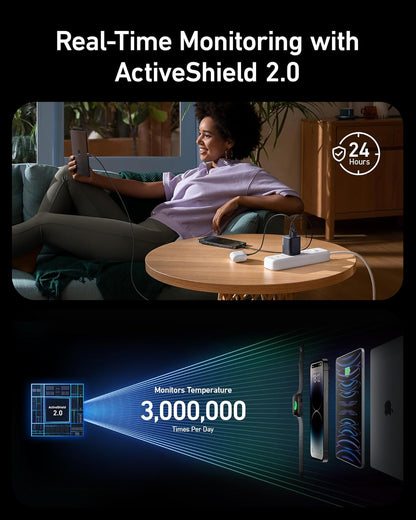 Anker Prime 67W USB C Charger, Anker GaN Wall Charger, 3-Port