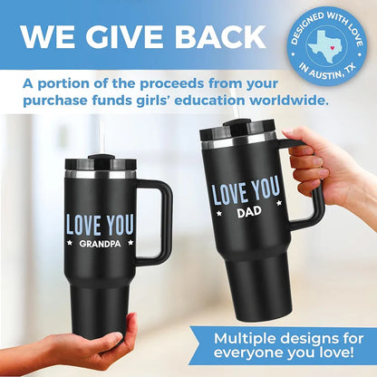Grandpa 40oz Tumbler - Best Gifts for Grandfathers, Father's Day, Birthday Presents