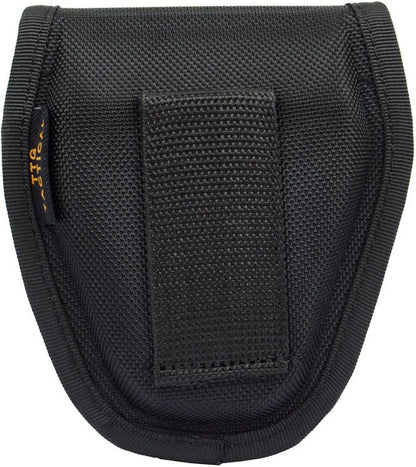 TTGTACTICAL Hidden Snap Handcuff Case Law Enforcement Military Standard Cuff Pouch with Belt Loop Black