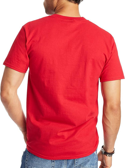 Hanes Men's Beefy-T Heavyweight Cotton T-Shirt (1-2 Pack, Big & Tall)