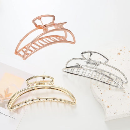 KISSKIKO Chic Hair Claw Clip - Elegant & Strong Grip for All Hair Types