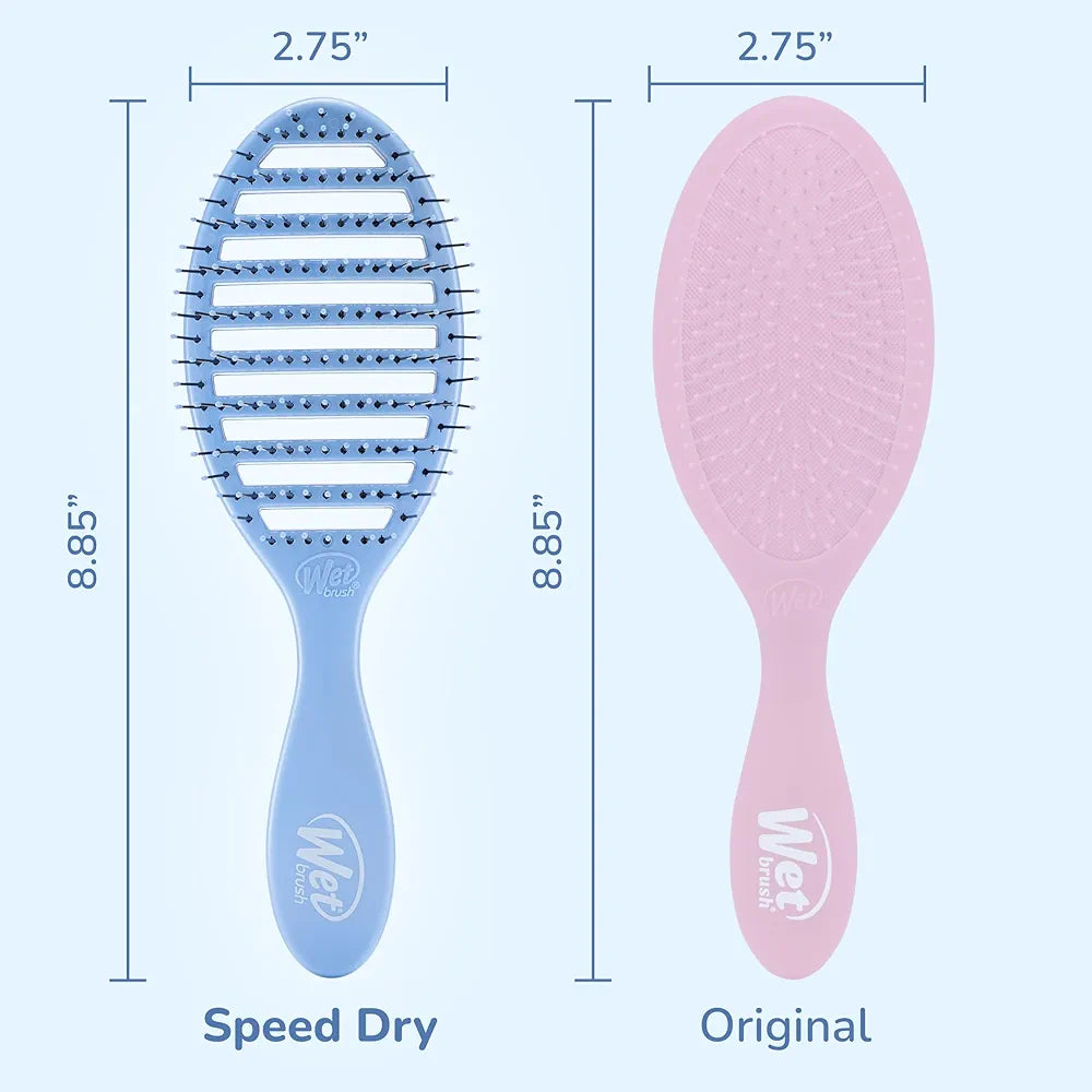 Wet Brush Speed Dry - Sky Blue Vented Hair Brush for Fast Drying & Detangling