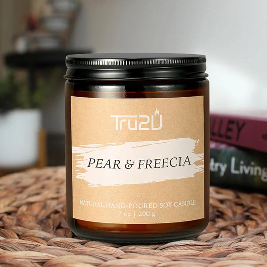 Hand-Poured Scented Jar Candle - Pure Natural Soy Wax, Carefully Selected Scents for Every Scene, 100% Cotton Lead-Free Wick 