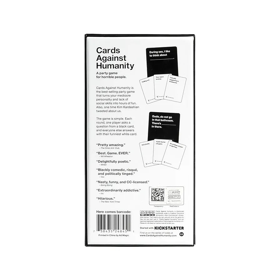 Cards Against Humanity: The Hilarious Party Game for Horrible People