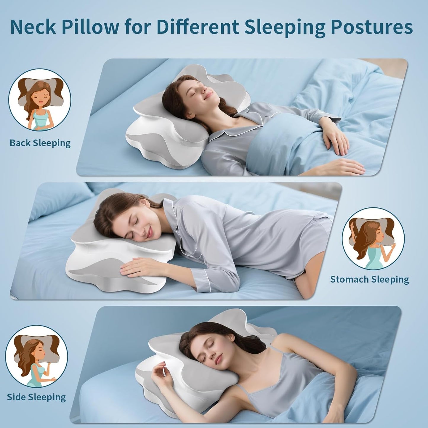 Neck Support Pillows for Sleeping