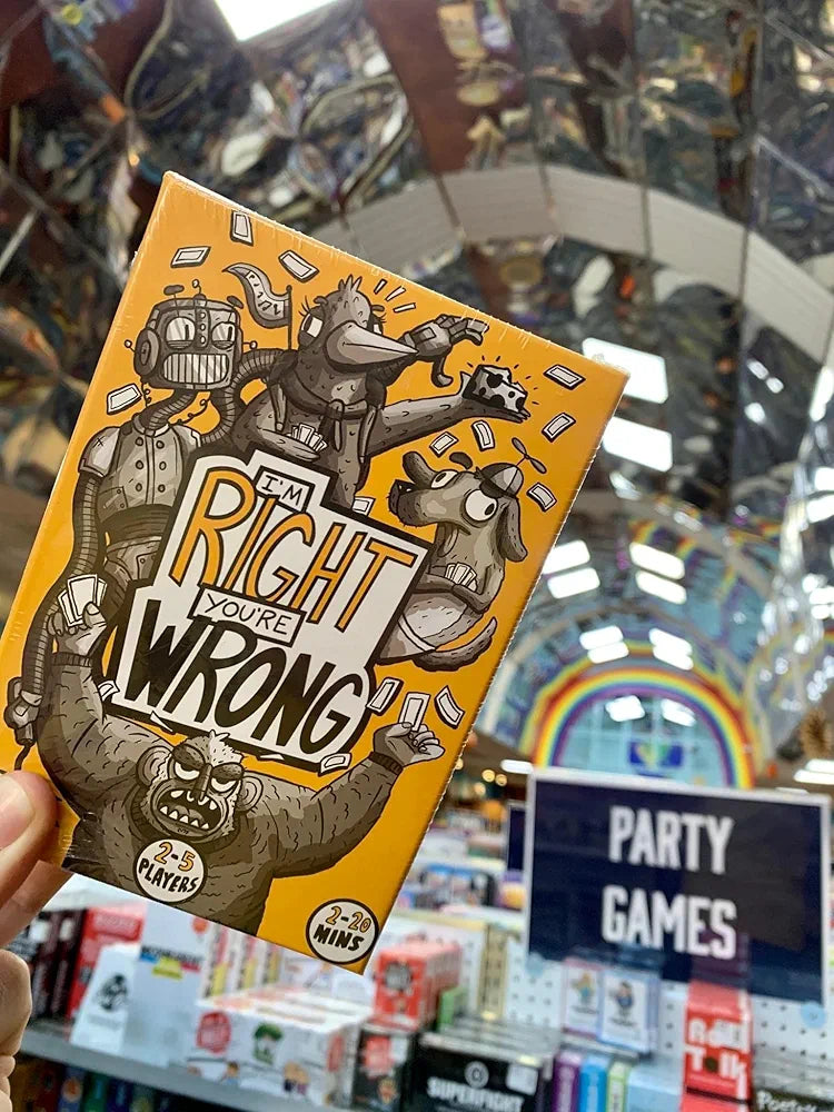 I’m Right You’re Wrong - A Light Strategy Card Game Where Players Battle for The Last Word 