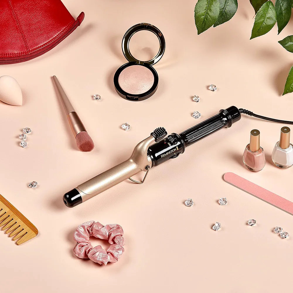 Remington Style Therapy 1” Curling Iron, Lasting Curls.