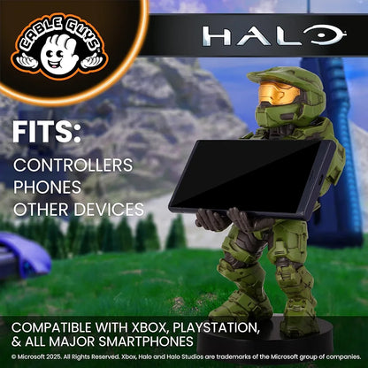 Cable Guys - Halo Figures Master Chief Infinite Gaming Accessories Holder & Phone Holder for Most Controller 