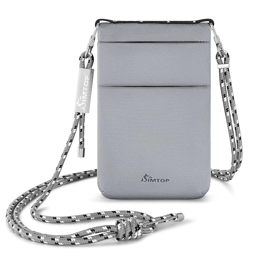 Mini Phone Purse Bag - Nylon Wallet & Crossbody Bags for Women with Adjustable Strap, Credit Card Slot, RFID & Waterproof