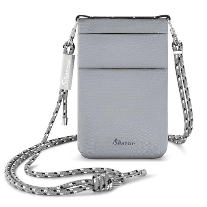 Mini Phone Purse Bag - Nylon Wallet & Crossbody Bags for Women with Adjustable Strap, Credit Card Slot, RFID & Waterproof
