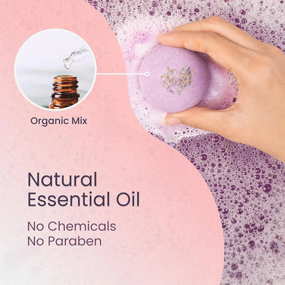 Organic Bath Bombs for Women - Handmade Natural Bath Bombs for Kids - Perfect Bath Bomb Gift Set - Relaxing Bubble Bathbombs for Her - Bath Bombs for Men - Luxury Bath Bombs for Girls