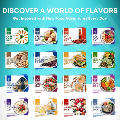 The Daily Feast: A Foodie's Perpetual Desk Calendar for 2024 & Beyond - Celebrate National Food Days with Daily Inspiration!