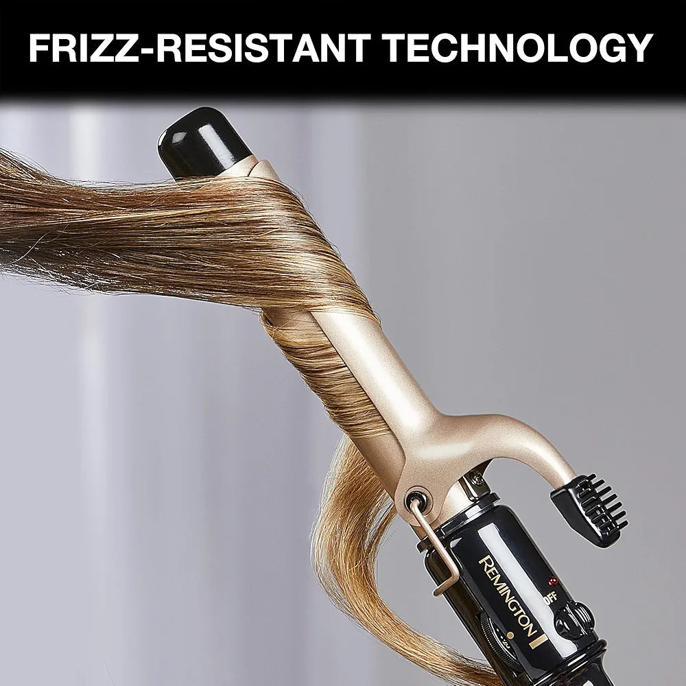 Remington Style Therapy 1” Curling Iron, Lasting Curls.