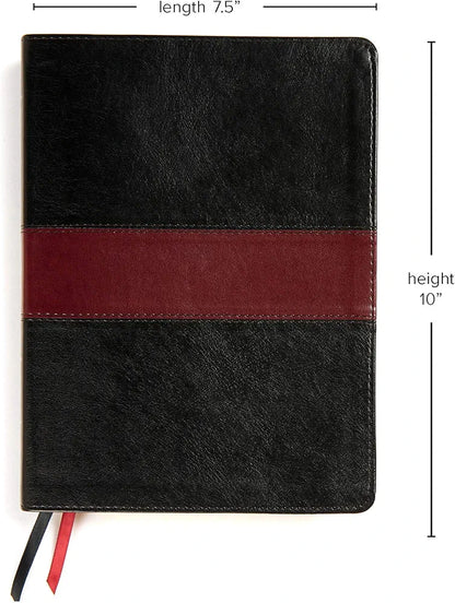 KJV Apologetics Study Bible, Black/Red Leathertouch Indexed, Black Letter, Pure Cambridge Text, Defend Your Faith, Study Notes and Commentary, Articles, Profiles, Easy-to-Read Bible MCM Type