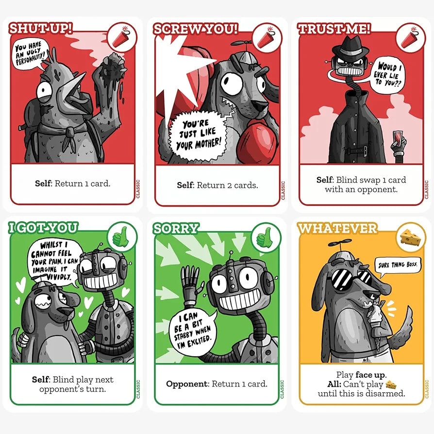 I’m Right You’re Wrong - A Light Strategy Card Game Where Players Battle for The Last Word 