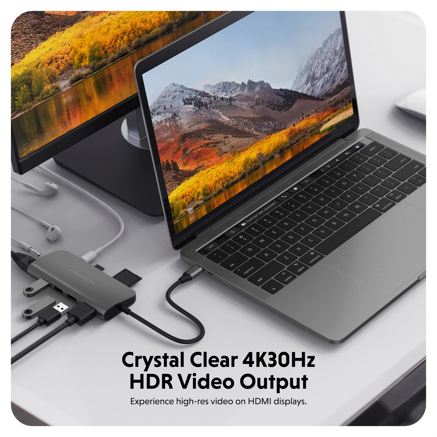 HyperDrive POWER USB-C Hub (9-in-1, for Laptops & Desktops)