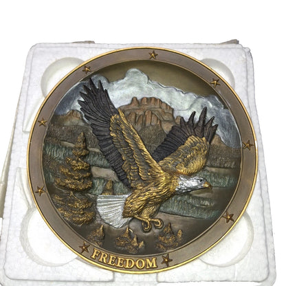 Bradlord Exchange "Spirit of Freedom" Collector Plate by George Dolokhov - Limited Edition