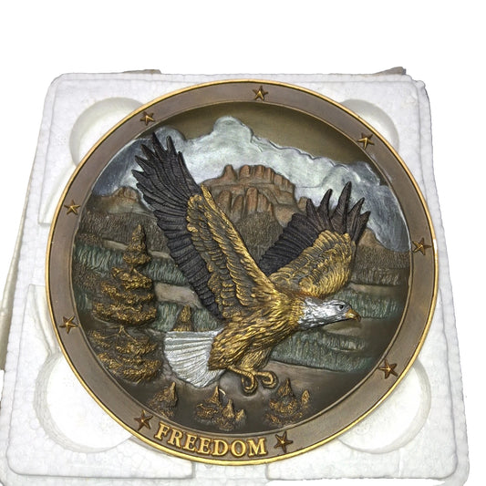 Bradlord Exchange "Spirit of Freedom" Collector Plate by George Dolokhov - Limited Edition
