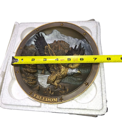 Bradlord Exchange "Spirit of Freedom" Collector Plate by George Dolokhov - Limited Edition
