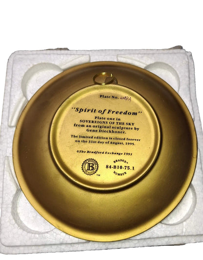 Bradlord Exchange "Spirit of Freedom" Collector Plate by George Dolokhov - Limited Edition