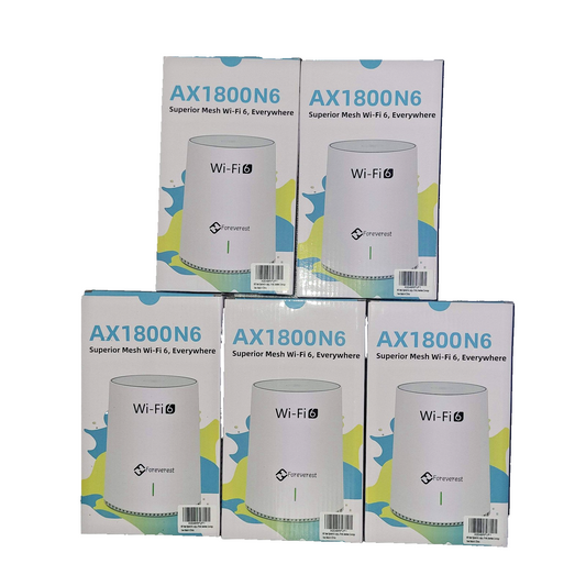5-Pack Foreverest AX1800N6 Mesh Wi-Fi 6 System