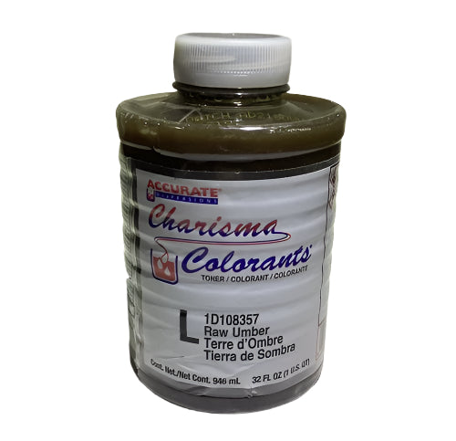 Accurate CHARISMA ACC008357-14 Colorant Toner, L-Raw Umber 1D108357 1 qt